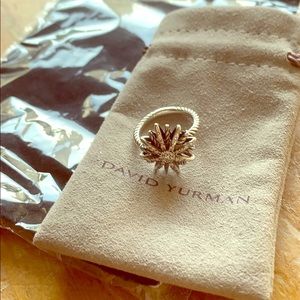 David Yurman Starburst ring with diamonds